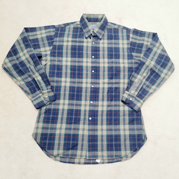 Vintage Pendleton Plaid Flannel Shirt 100% Virgin Wool *Made In USA* mens Size M - Picture 9 of 14